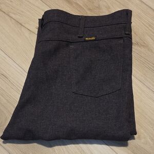 Vintage Wrangler Dark Brown Slacks Made In USA